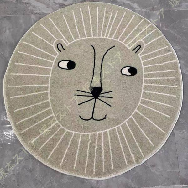 ラグ ラグマット カーペット 楕円形 カーペットカバー 抗菌 防臭 楕円形 床暖房対応 ホットカーペ...