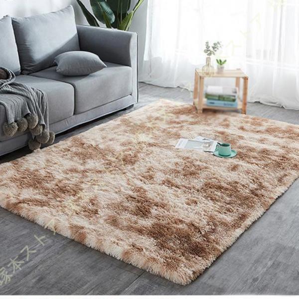 ラグ 洗える フランネルラグマット 長方形 滑り止め付き カーペット 床暖房対応 抗菌防臭 防ダニ ...