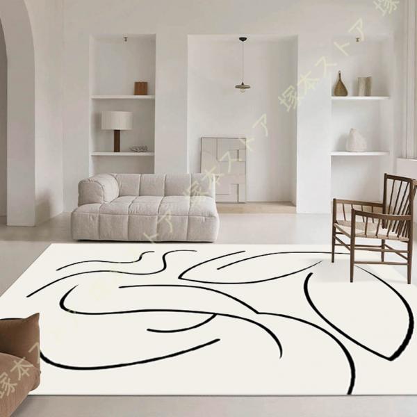 ラグ 洗える 抗菌 防臭 防ダニ ラグ カーペット 北欧 ラグマット マット おしゃれ オールシーズ...