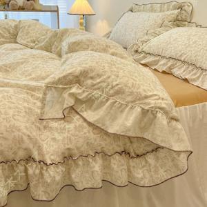 Francfranc（フランフラン） ベッド 寝具 フリル ガーゼ スモール