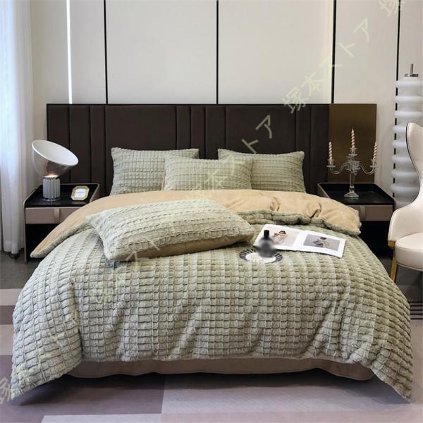 掛け布団カバー 快眠 姫系 可愛い 秋冬 布団カバー 3点セット ふわふわ 寝具カバー 4点セット ...