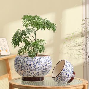 ミニミニ火鉢 うさぎ 小 水鉢 アンティーク 3号 シノワズリ