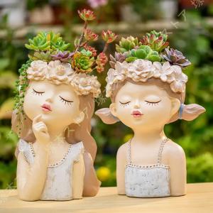 大きい 大型 花器 ビンテージ アンティーク 陶器 植木鉢 プランター 鉢