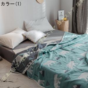 タオルケット 六重ガーゼケット シングル 綿1...の詳細画像1