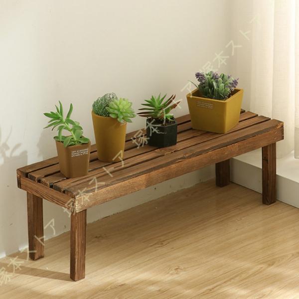 フラワースタンド 屋外 室内 1段 木製 階段 花を飾る台 植物スタンド 屋内 木製植物スタンド 屋...