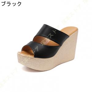スリッパ サンダル レディーズ かわいい 厚底...の詳細画像3