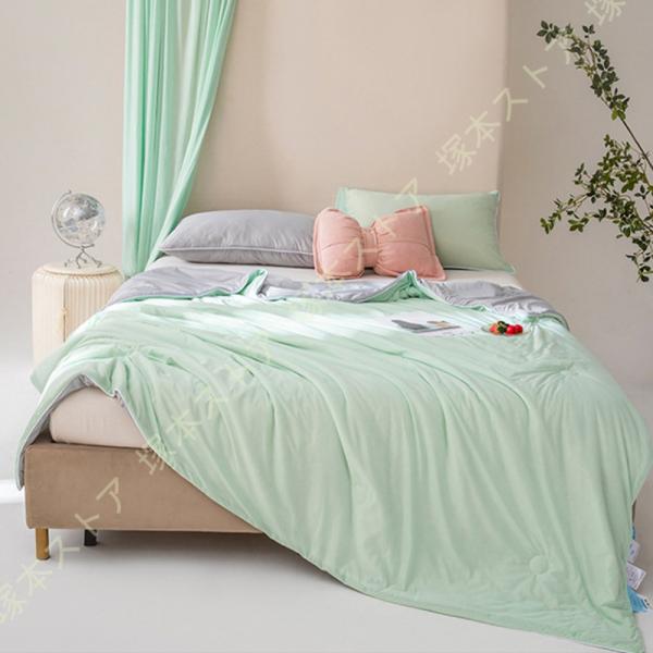 カバー不要 お手入れ簡単 クールケット シングル 夏かけ布団 ダブル 肌布団 夏 春 シワになりにく...