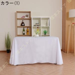 長方形テーブルクロス ポリエステル 農家 テラ...の詳細画像1