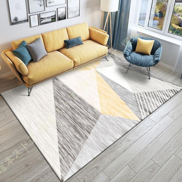 北欧風幾何学模様ソファ ラグ 洗える 部屋ラグマット 畳用 西海岸 リビングカーペット春夏秋冬 用 ...