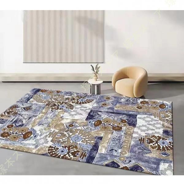 花柄 ラグマット 民族風 異国感じ カーペット おしゃれ ボヘミアン風 ラグカーペット モロッコ風 ...