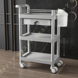 美容室ワゴン キャスター付き 高さ調節可 TR-156 のびのびセット台