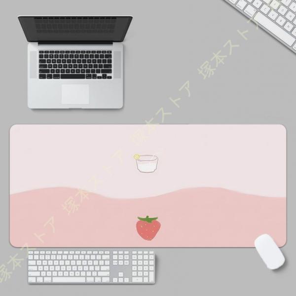 大型ゲーミング向け 大型マウス/キーボードパッド デスクマット 布製 洗える マウスパッド 自由な操...