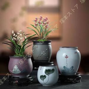 信楽焼 植木鉢 陶器 大型 生子輪型12号（外径36cm 高さ20.5cm） ＋受皿