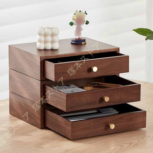 木製 小物チェスト 引き出し 小物収納チェスト レターケース レターケース 机上台 雑貨収納 おしゃ...