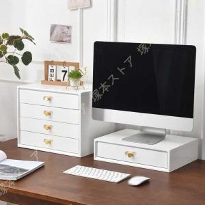 東谷 レターケース 卓上 5段 木製チェスト 幅35cm レトロ 書類収納
