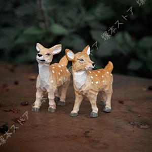 254/日展木彫作家 西田秀 木彫 牛彫刻「力闘 」☆木箱・布 ☆井波彫刻