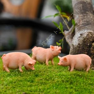 ブラザー ピッグ ぶた 豚 置物 かわいい ピンク おしゃれ オブジェ