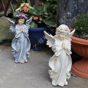 天使置物 オブジェ 樹脂製 可愛い 妖精置物 エンジェル インテリア工芸