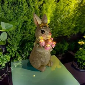 ソーラーライト 屋外 防水 おしゃれ うさぎ ...の詳細画像1