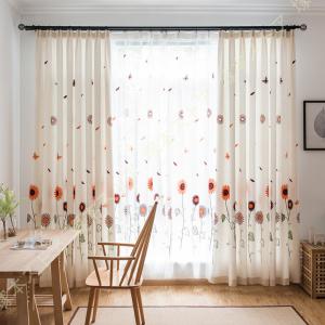 イケア（IKEA） カーテン1組 グレーグリーン 145x250cm m20552892