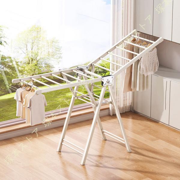 室内物干し 洗濯物干し 折りたたみ式 物干しハンガー 布団干し 耐荷重 軽量 コンパクト 収納便利 ...
