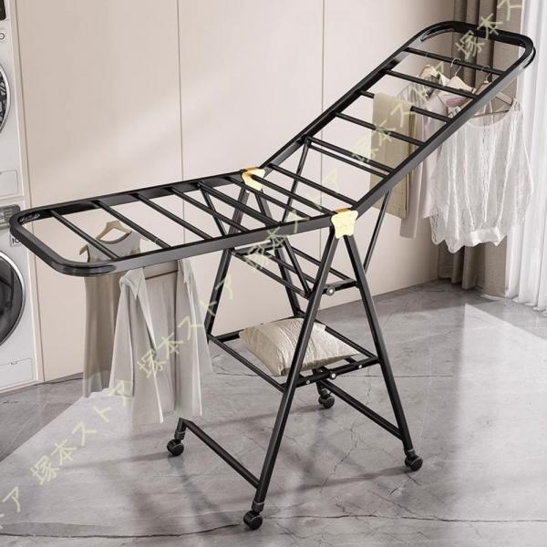 室内物干し 折り畳み 物干しハンガー 物干しラック 室内 物干しスタンド 洗濯干し台 機能スタイル物...