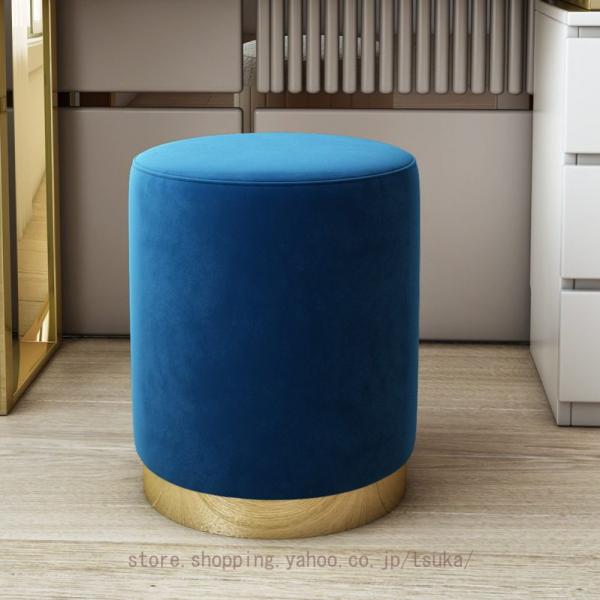 ドレッサーチェア 化粧椅子イス ドレッサーチェア収納 おしゃれ かわいい イス鏡台用 丸いドレッシン...