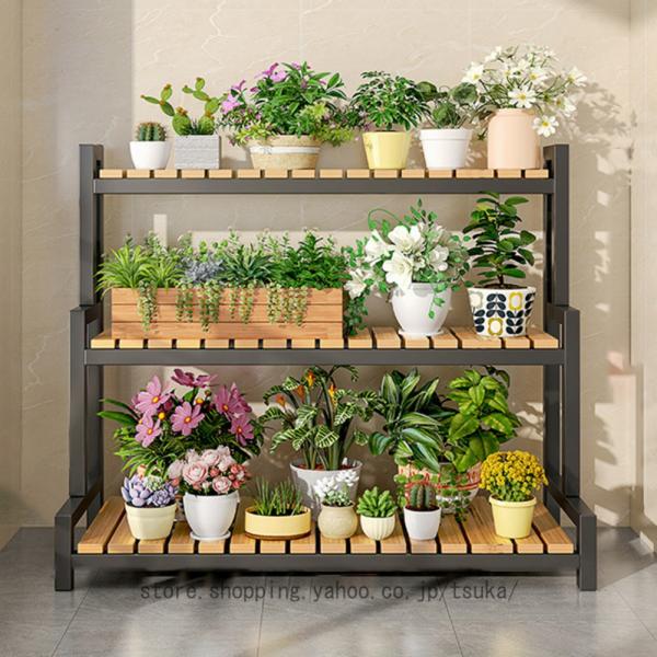 フラワースタンド 鉄製アイビースタンド 観葉植物 台 植木鉢おき プランター プラントスタンド 室内...