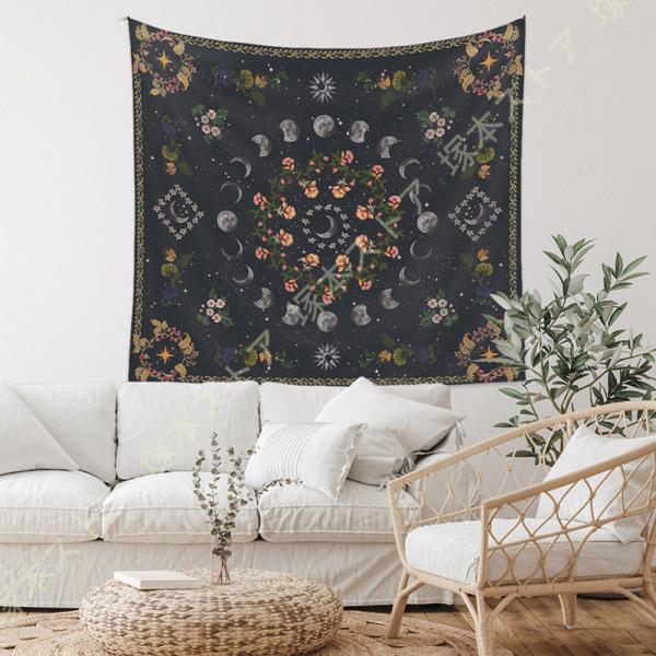 ヴィンテージ航海世界地図タペストリー 世界地図 壁掛けタペストリー マップ 壁アート ホームベッドル...