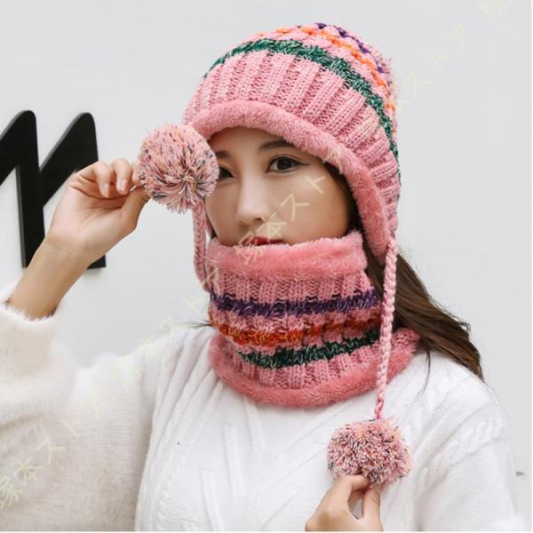 帽子 レディース 秋冬 ニット帽 大きいサイズ ニットキャップ 防寒 キャップ ゆったり 裏起毛 あ...