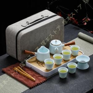 煎茶道具 煎茶器 煎茶器セット 朝日焼 京焼 宇治朝日窯 松林豊斎作