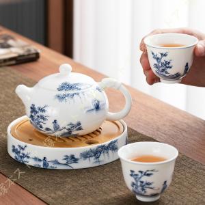 京焼 清水焼 高山寺鳥獣戯画煎茶器揃 陵泉 : 松韻堂 Yahoo!店 - 通販