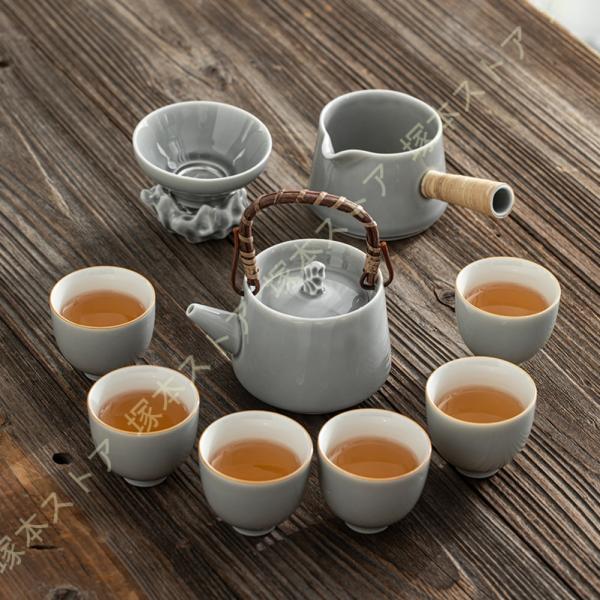 蓋付茶器セット 茶器セット 急須 茶こし付き 湯呑み 陶器 結婚 出産 内祝い 引き出物 金婚式 誕...