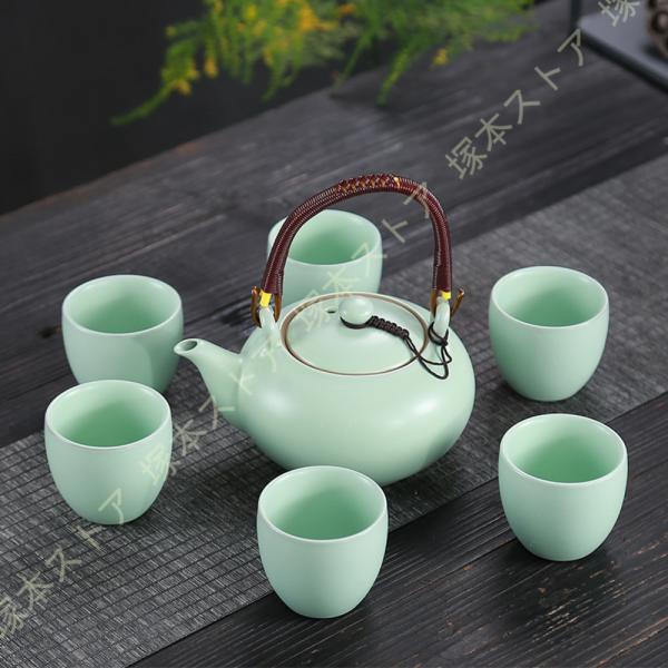 蓋付茶器セット 茶器セット 急須 茶こし付き 湯呑み 陶器 結婚 出産 内祝い 引き出物 金婚式 誕...