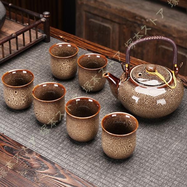 茶器揃 急須1 湯呑6 茶器セット 湯呑 モダン おしゃれ 注ぎやすい 織部 織部焼 お茶 伝統的 ...