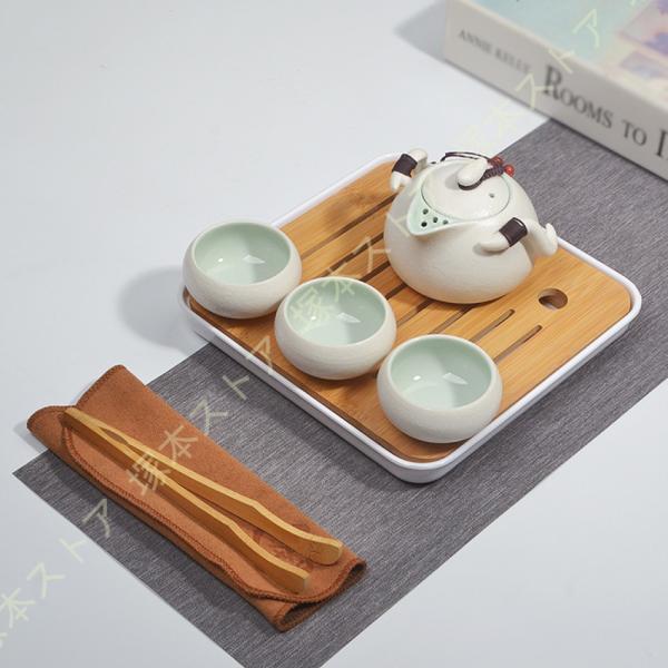 茶器セット 急須１ ミニ湯のみ6 陶器の茶こし付き はさみ焼 茶器 お茶 緑茶 紅茶 ほうじ茶 おい...