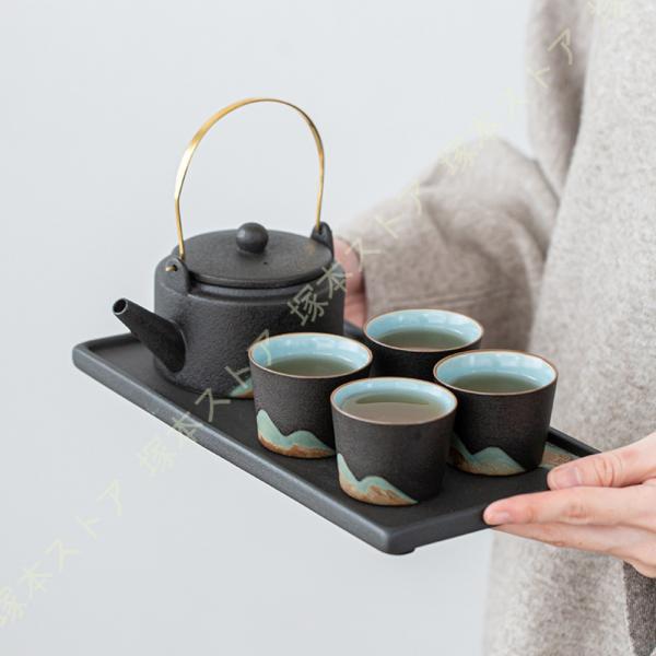 蓋付茶器セット 茶器セット 急須 茶こし付き 湯呑み 陶器 結婚 出産 内祝い 引き出物 金婚式 誕...