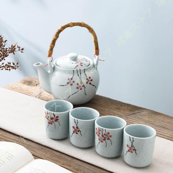 蓋付茶器セット 茶器セット 急須 茶こし付き 湯呑み 陶器 結婚 出産 内祝い 引き出物 金婚式 誕...