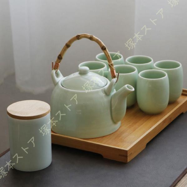 ティーポット 200ml ティーカップ6個 ティーポットセット 紅茶 ポット 急須 おしゃれ 磁器 ...