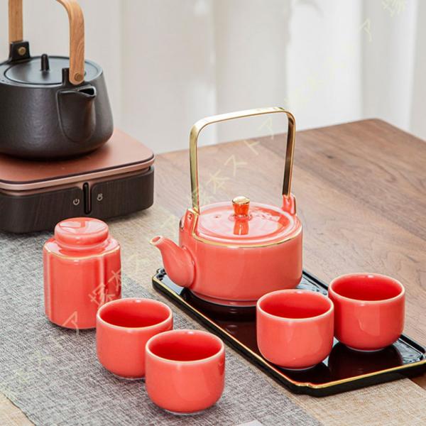 急須茶器セット 急須 400ml 湯呑4客 100ml 木箱入 ギフト 御祝 結婚祝 出産祝 新築祝...