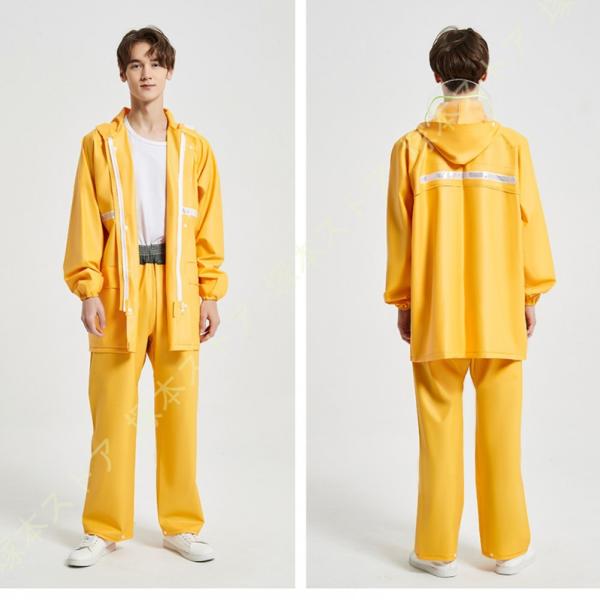 レインコート レインポンチョ 自転車 バイク レディース メンズ 四季 梅雨 通勤 通学 上下セット...