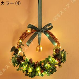 クリスマスリース クリスマス飾り イルミネーシ...の詳細画像4