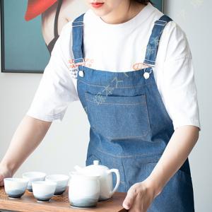 エプロン おしゃれ カフェエプロン h型 かわ...の詳細画像4