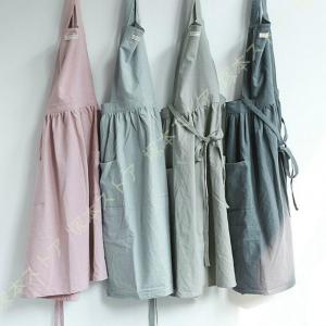 エプロン ドレスエプロン ワンピースエプロン 家庭用 おしゃれ 可愛い しわになりにくい エプロン 女性用 ポケット付きエプロン レディースエプロン 母の日