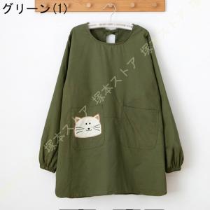 割烹着 おしゃれ かっぽう着 エプロン しわに...の詳細画像4