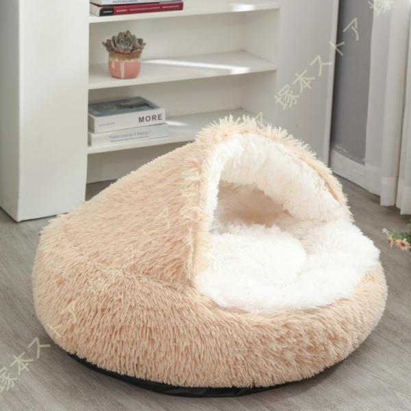 猫ハウス ペットベッド ドーム型 暖房 エアコン適応 猫用ベッド ベッドマット ペットハウス 犬小屋...