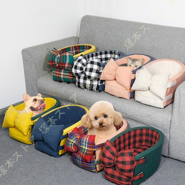 2WAYペット用ドライブボックス ペットキャリーバッグ 犬 猫用 通気 防水 汚れ防止 洗濯可 全車...