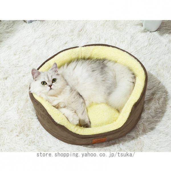 ペットベッド 洗える 猫 犬 ベッド 滑り止め 通気性 秋 冬 オールシーズン クッション ペットマ...