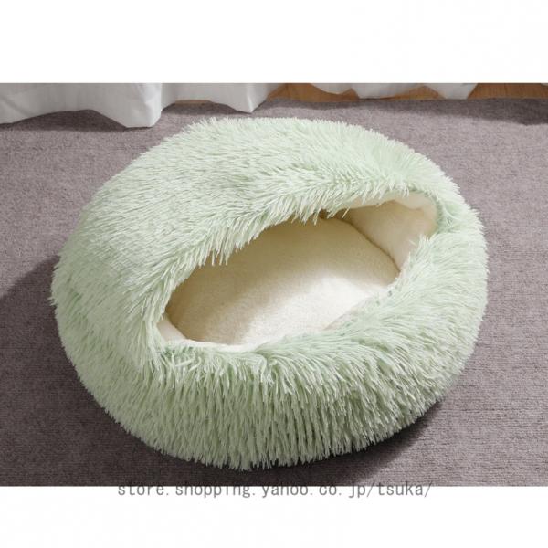 猫 ベッド ドーム 冬 犬 可愛い 寒さ対策 ふわふわ 猫用ハウス ペットベッド 犬用ベッド 保温防...