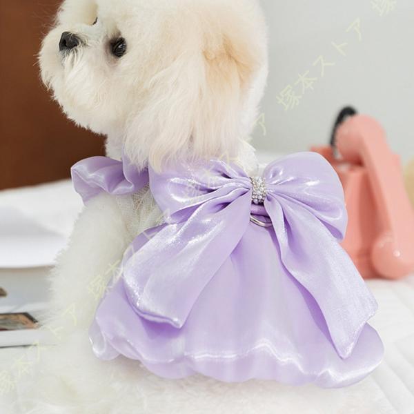 犬 猫 春夏 ワンピース お姫様 スカート ドレス ペット服 ドッグウェア 花柄 可愛い 小中型犬 ...